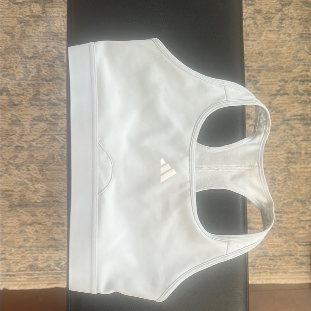 Adidas- Sports Bra- US M (Size A-B)- Medium Support-Light Blue